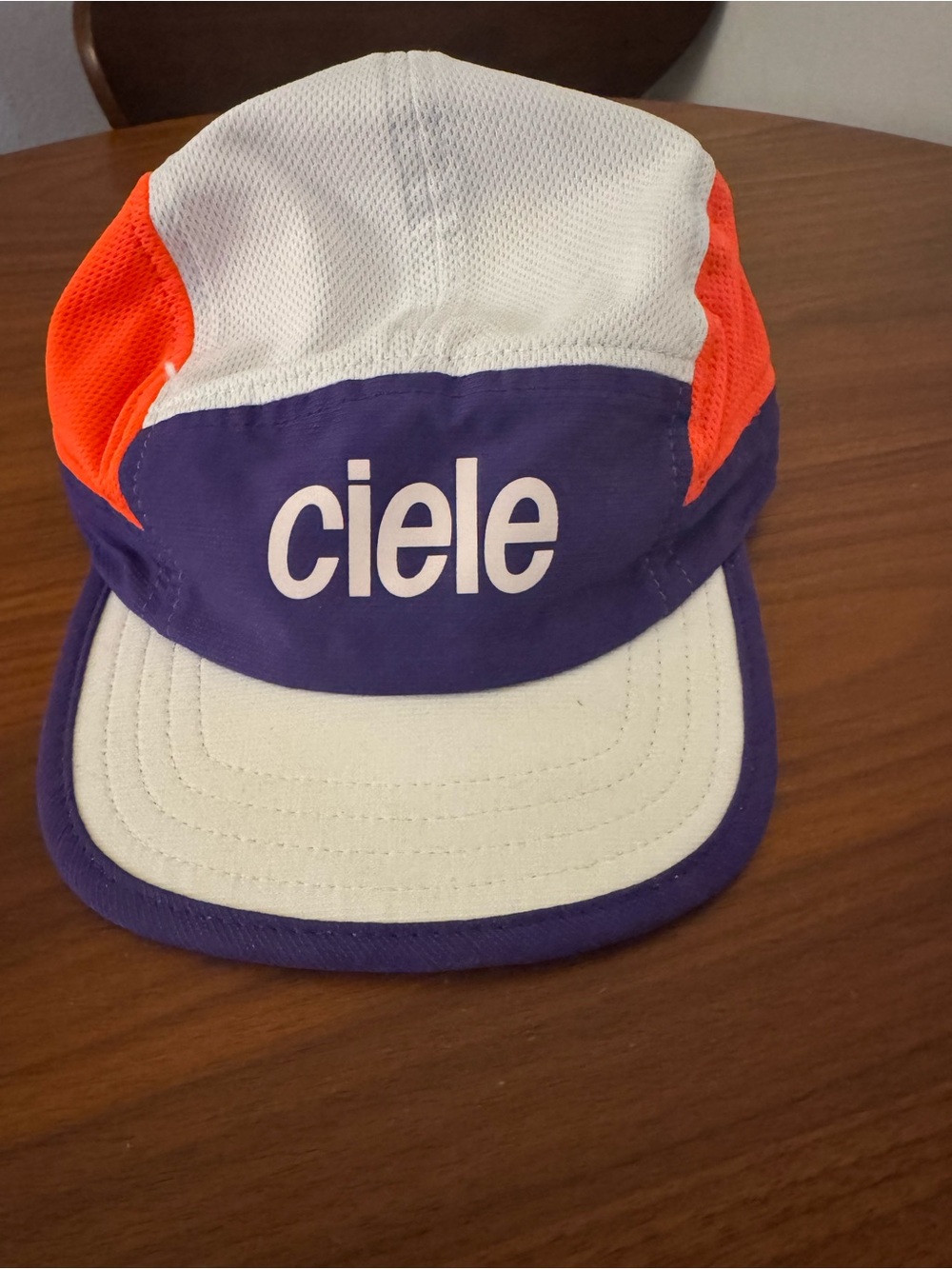 Ciele Women’s ALZCap Running Hat in White, Purple & Orange